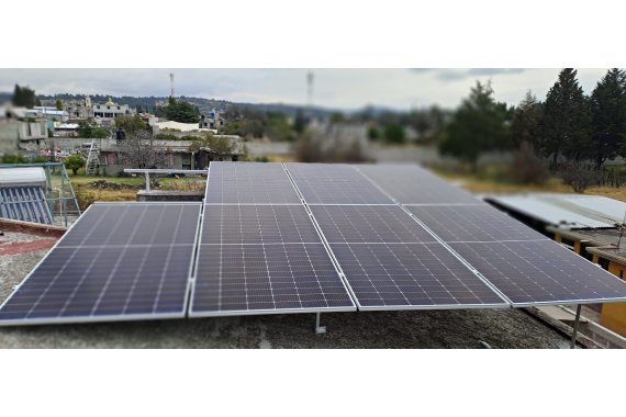 Sistema de Paneles en Amaxac de Guerrero, Tlaxcala